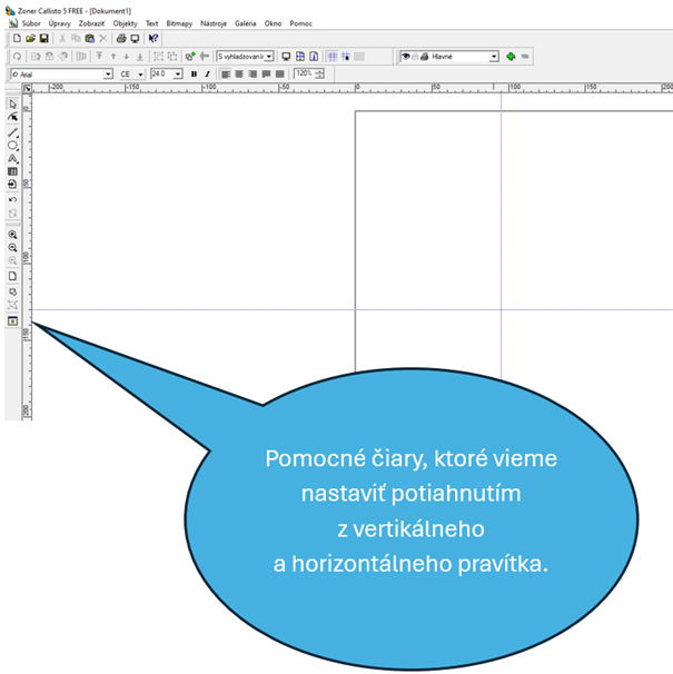 Zoner Callisto 5 - Mriežka a čiary
