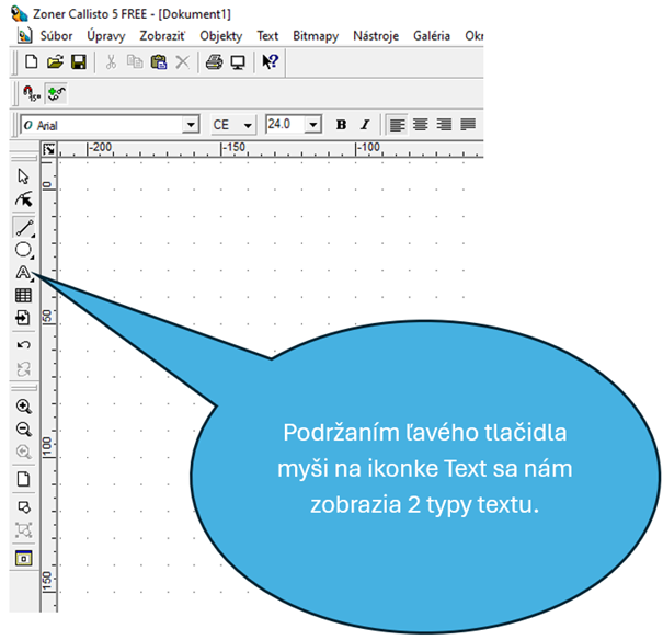 Zoner Callisto 5 - Text